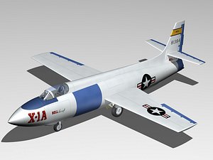 3ds bell x-1a x-1 aircraft