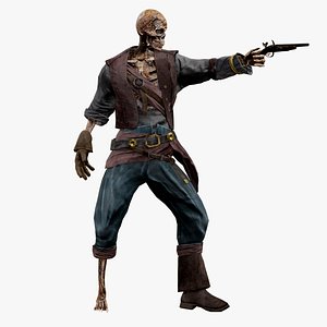 PIRATE SKELETON 8 A model