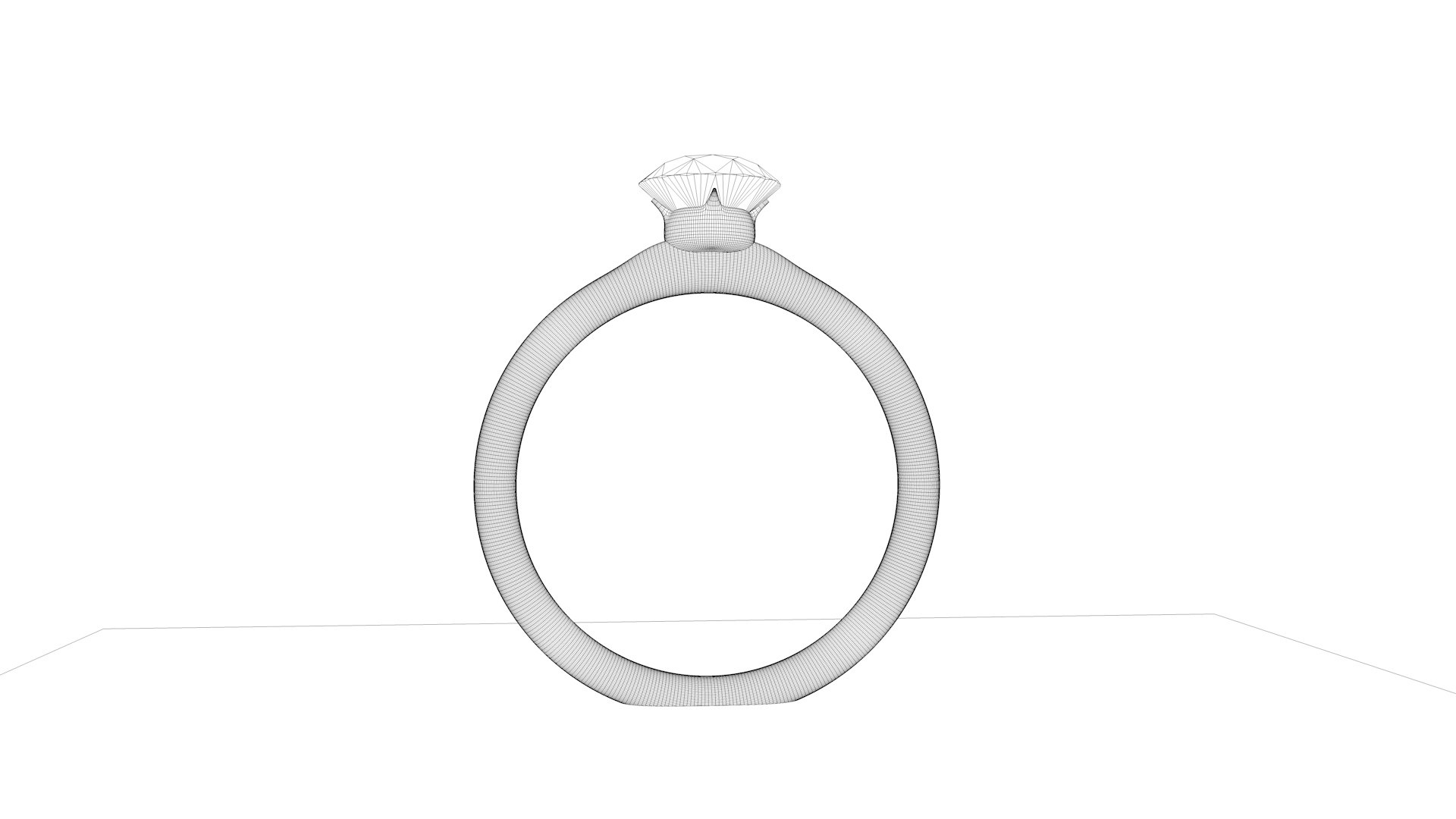 Diamond Ring Model - TurboSquid 2341590