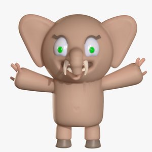Free Cute Cartoon Elephant