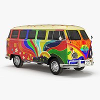 Hippie Volkswagen Bus