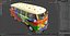 3D Hippie Volkswagen Bus