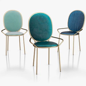 3d model stay dining armchair