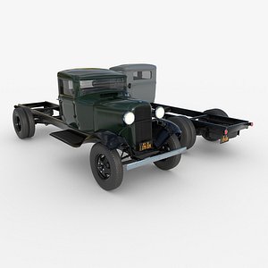 1933 Ford Model BB long-wheelbase truck 3D model