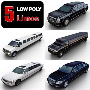 3d 3ds limousines limo
