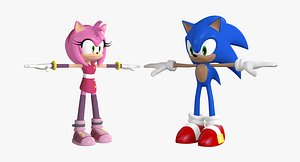 Sonic And Amy Rose