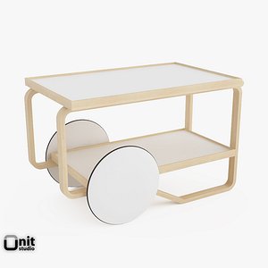 Tea Trolley 901 by Alvar Aalto