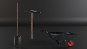 Digging Pack 3D model