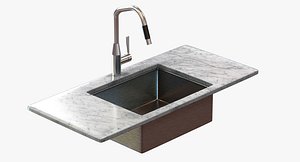 undermount kitchen faucet dornbracht 3d max