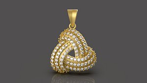 Triangle Pendant 3dm - 0031 3D model