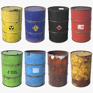 8 Oil Drums PBR