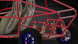 3D Buggy Frame Design