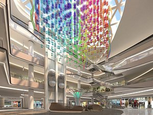3D model Shopping Mall 52