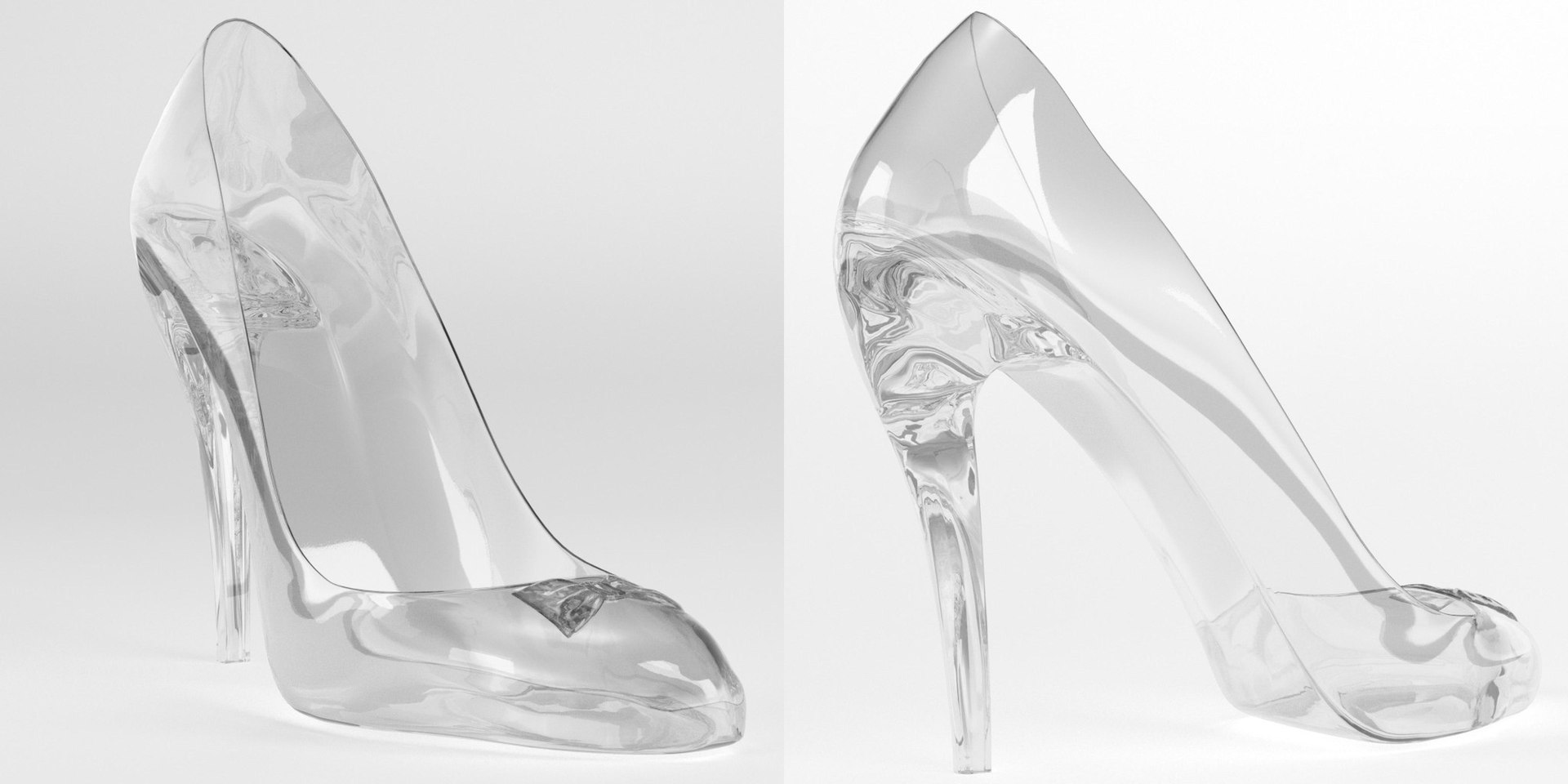 3D cinderella shoe - TurboSquid 1631710