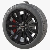 Cadillac Escalade-V Alloy Wheel Black