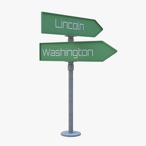 street sign model
