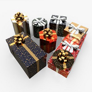 3D Gift Boxes - Glossy Selection