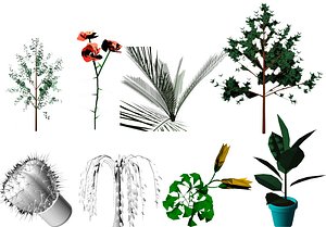 trees plants 3d model