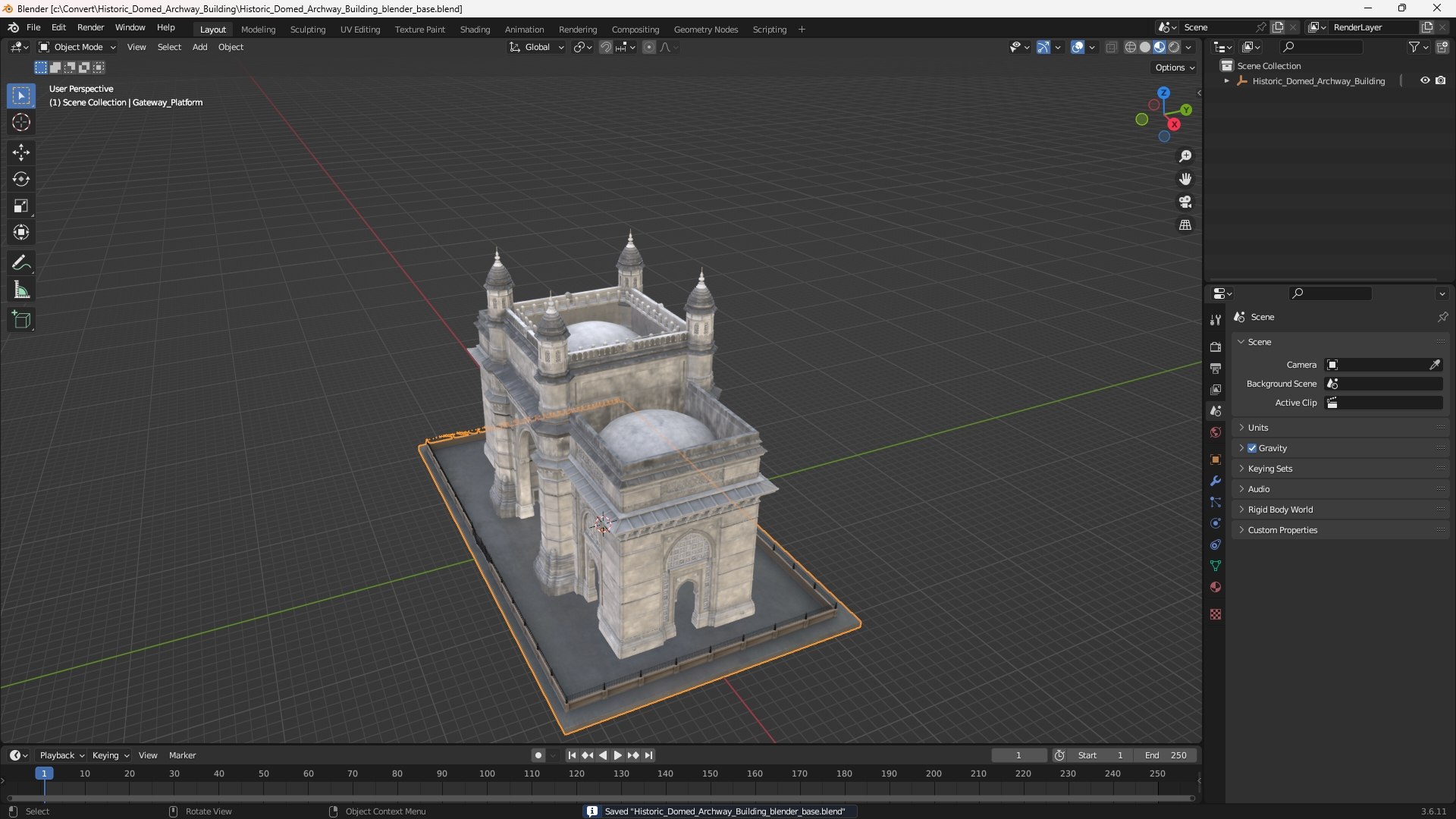 Historic Domed Archway Building 3D https://p.turbosquid.com/ts-thumb/MR/mL76yA/5c/historic_domed_archway_building_1001/jpg/1755115992/1920x1080/fit_q87/4a6a307f278545deffca42c58dcb121df537dc7b/historic_domed_archway_building_1001.jpg