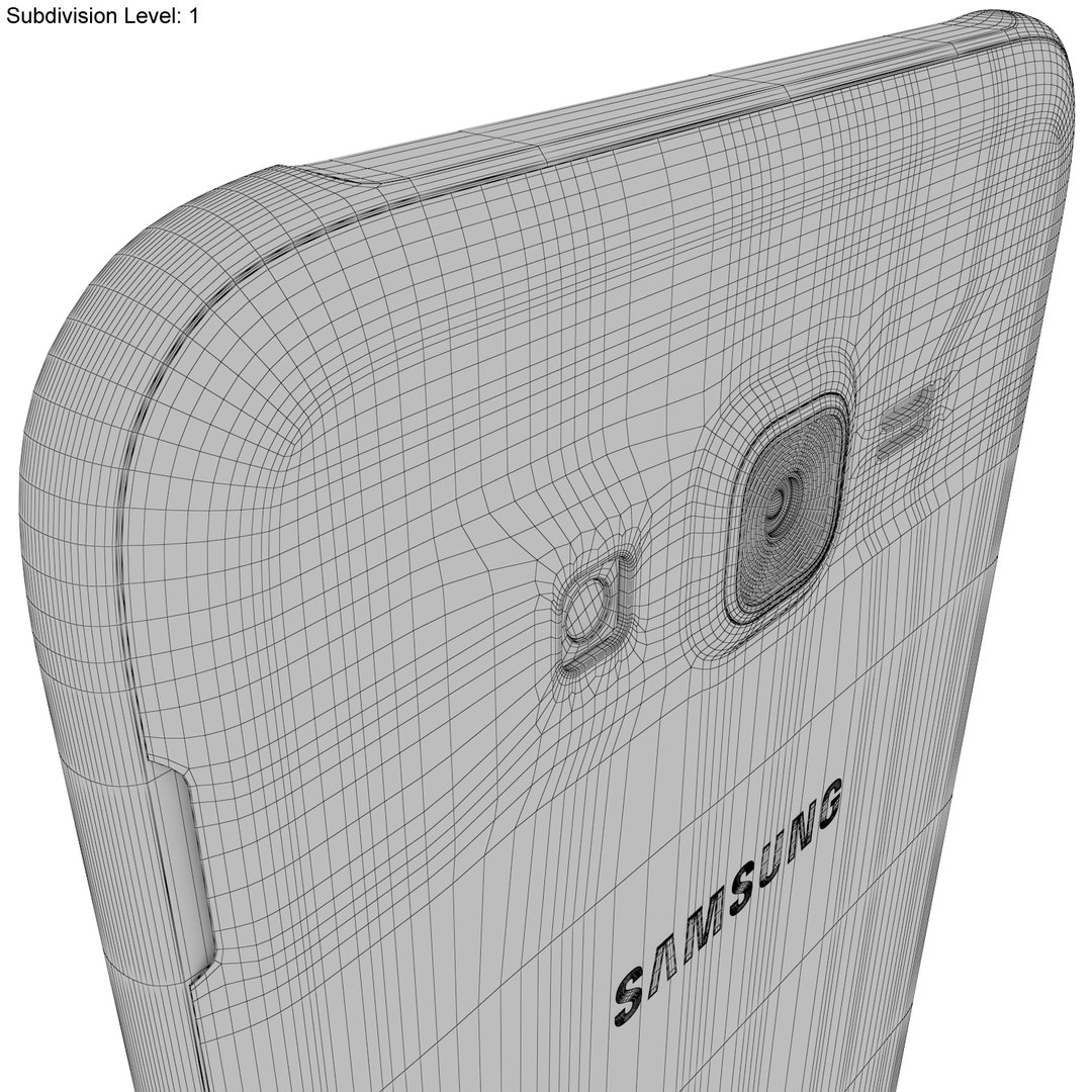 Realistic Samsung Galaxy J7 3d Model