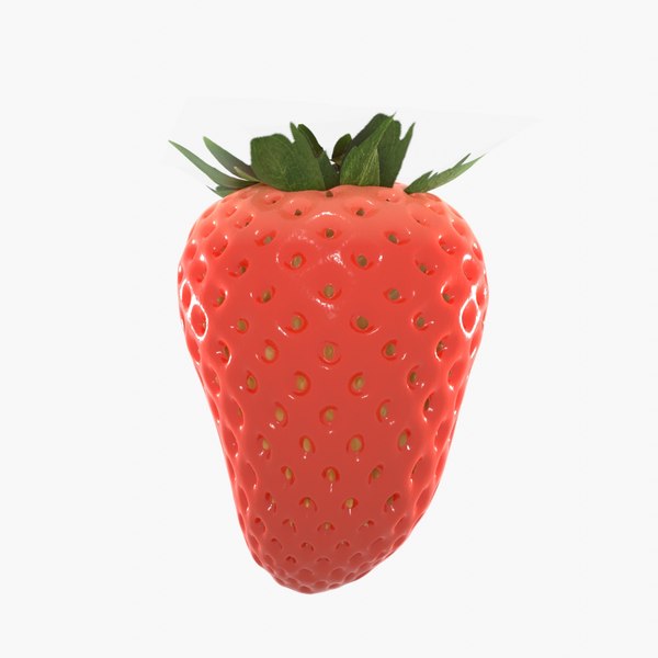 strawberry 3d model