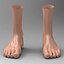 Human Female Feet Hand [Combo Pack]