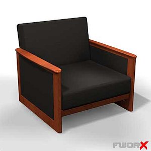 3d model armchair chair