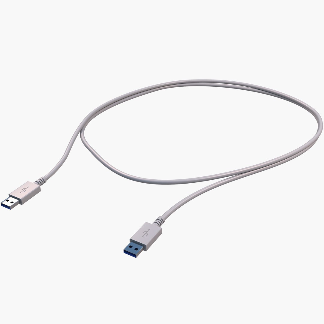 3D Usb Cable Model - TurboSquid 1599445