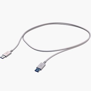 3D usb cable model