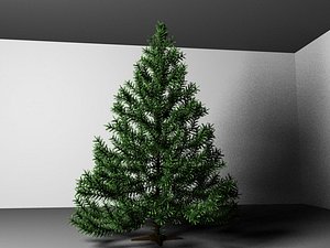 christmas tree decorations 3d obj