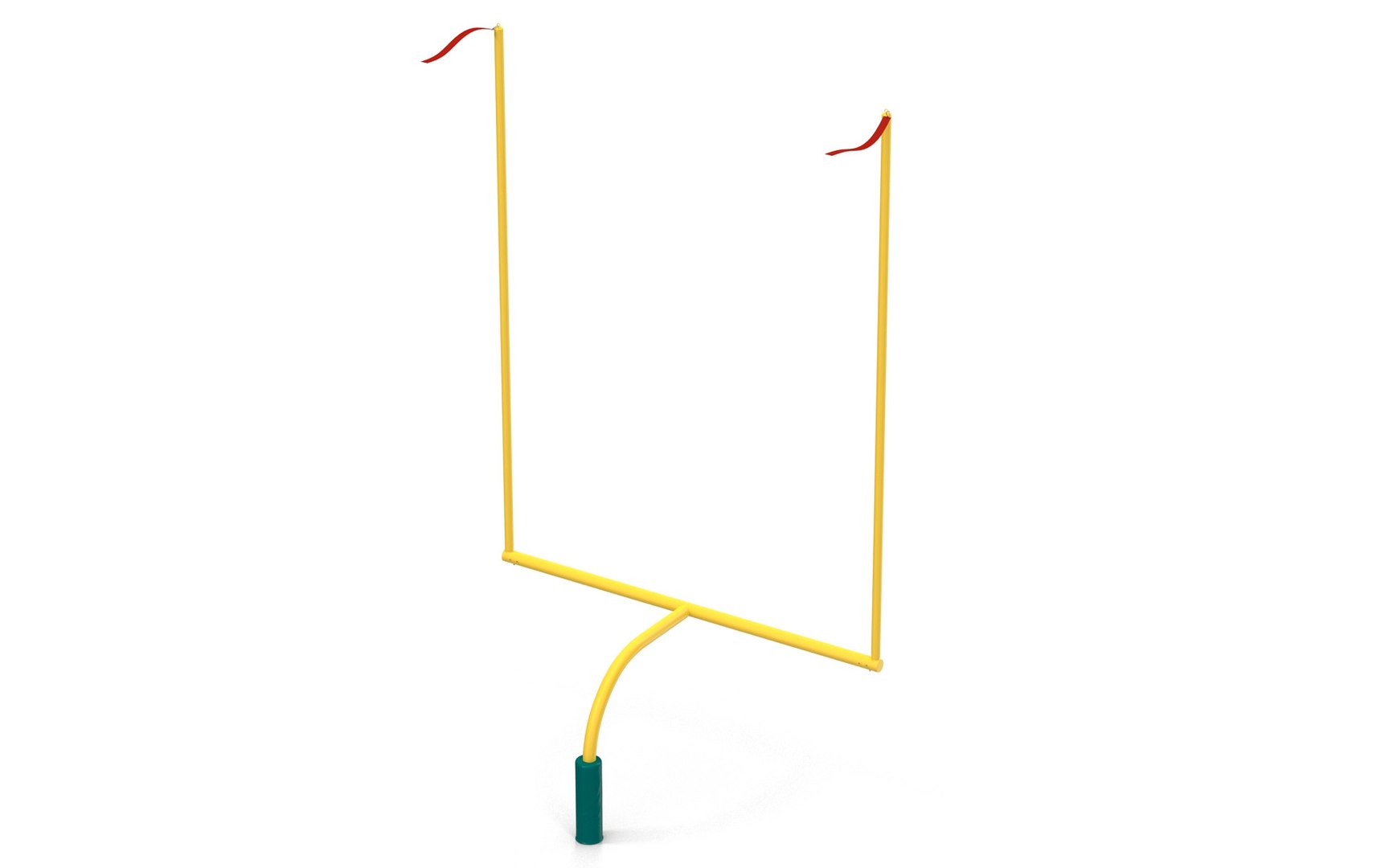 3D Model American Football Goal Posts - TurboSquid 2246794