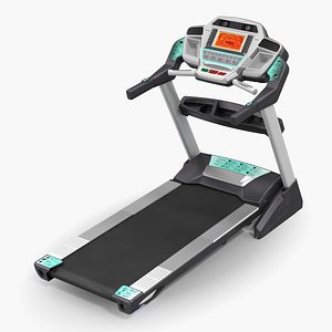 Fitness Treadmill 3D Model