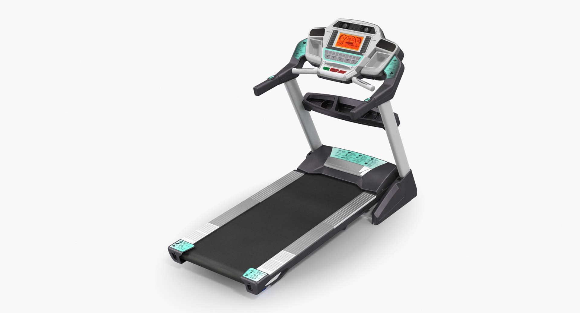 Fitness Treadmill 3D Model 3D model preview