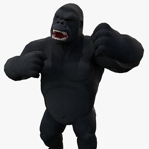 Gorilla - King Kong - v2 3D model