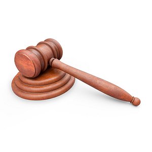 Wooden Judge Gavel