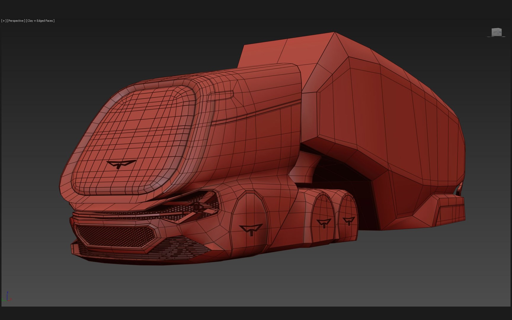 3D 5 In 1 Cheap And Cool Hover Truck Collection TurboSquid 2185580 W73