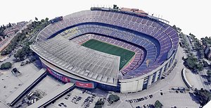 3D Camp Nou Stadium model