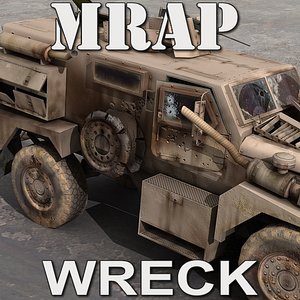 MRAP Damaged