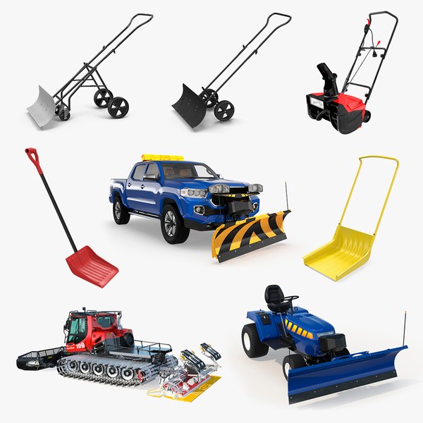 Snow Removal Equipment 3D Models Collection 3