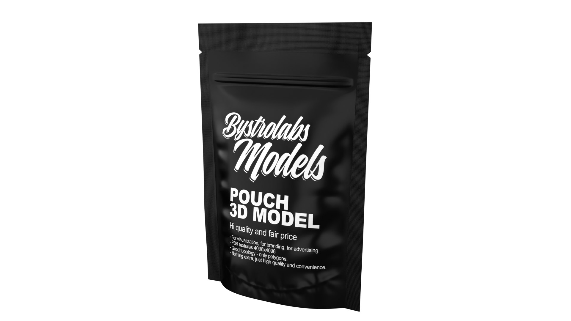Stand Up Pouch Model - TurboSquid 2361039