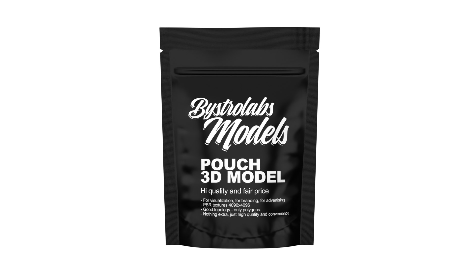 Stand Up Pouch Model - TurboSquid 2361039