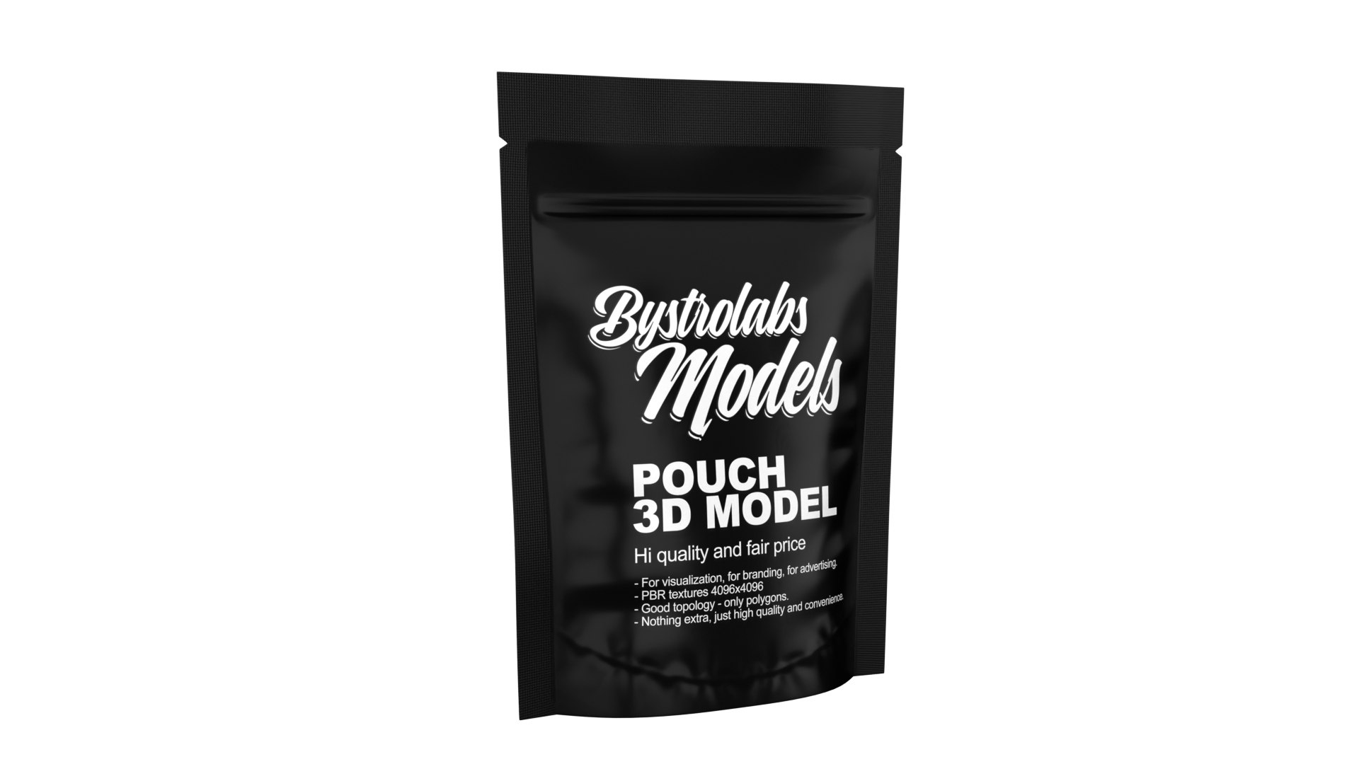 Stand Up Pouch Model - TurboSquid 2361039
