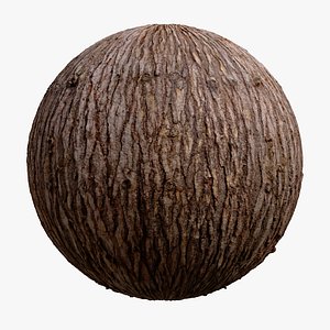 Pine bark PBR tiled texture 8K