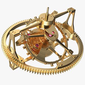 Golden Tourbillon Mechanism
