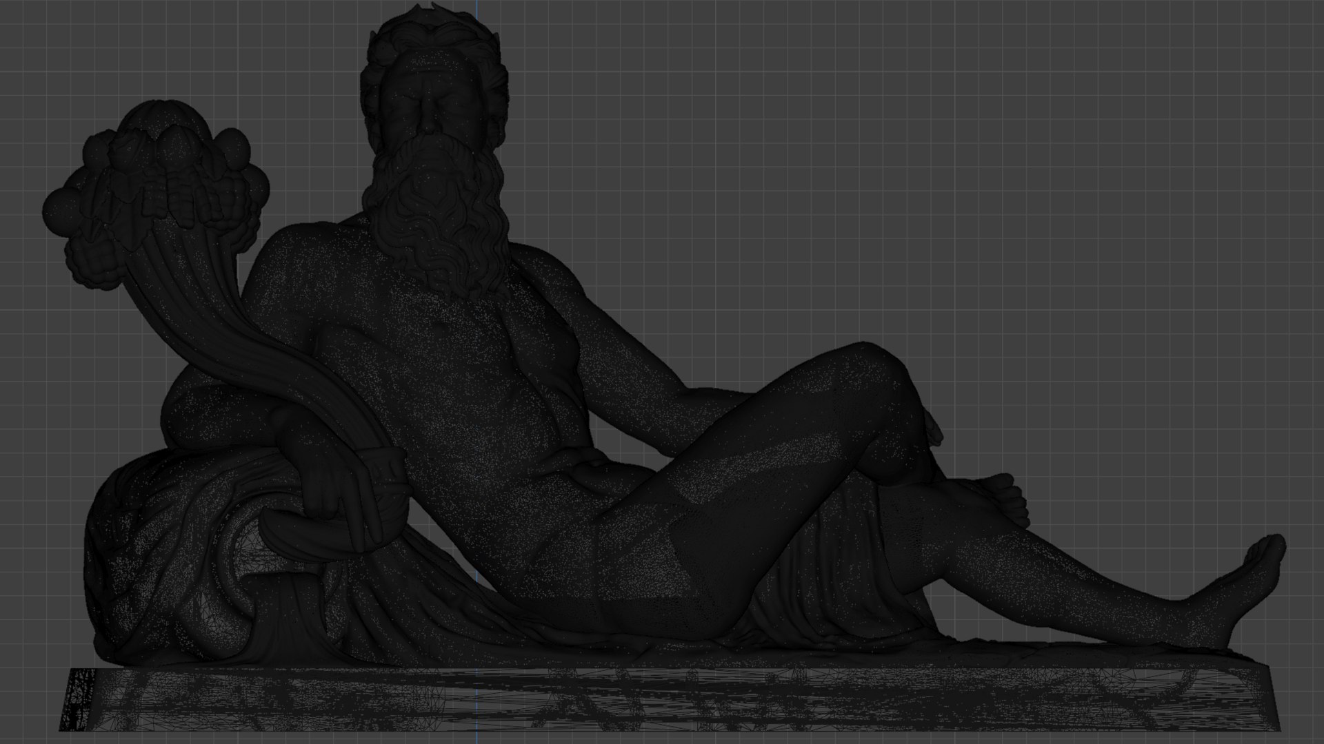 3D Model Zeus With Cornucopia - TurboSquid 2338145