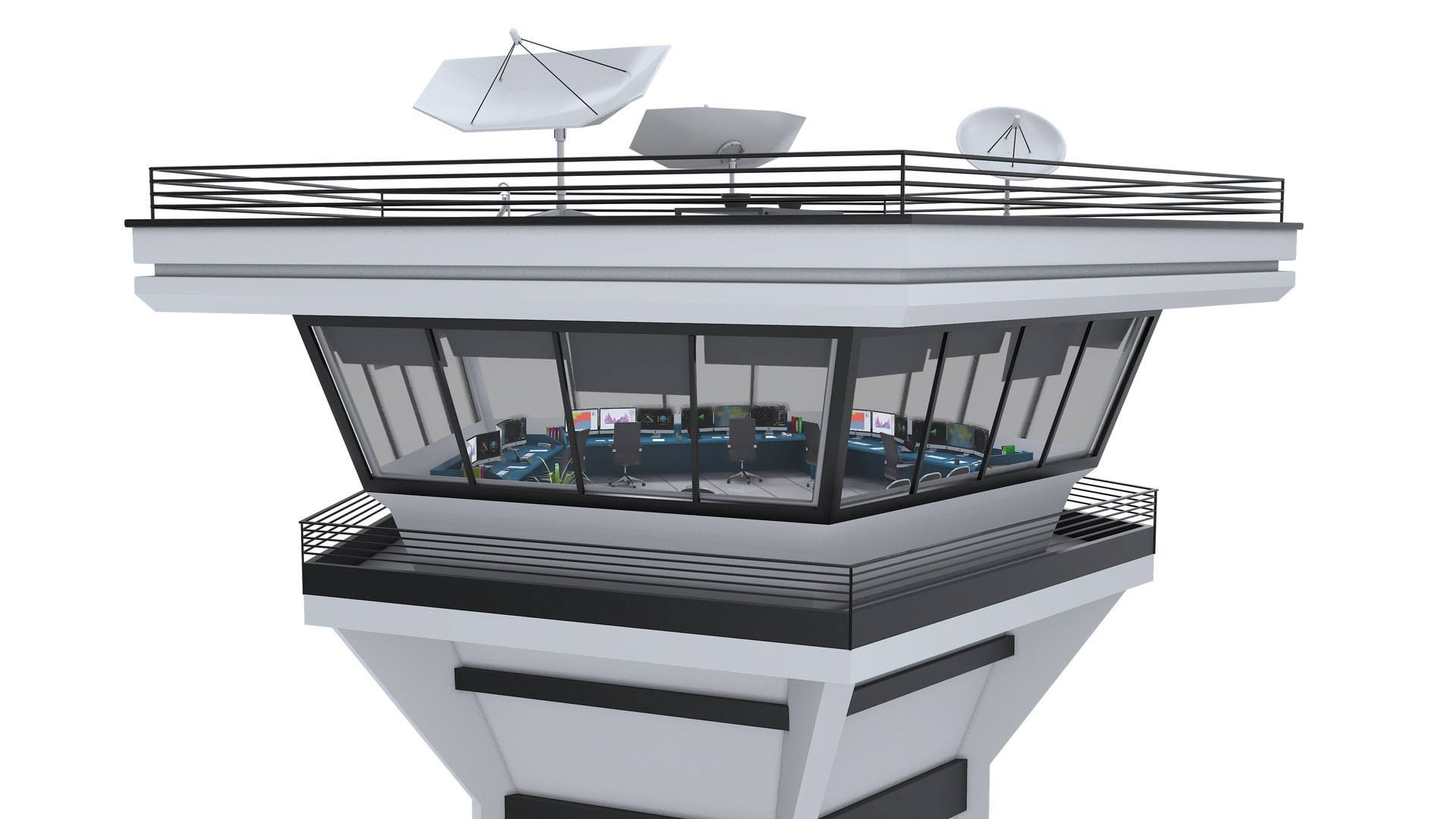 Air Traffic Control Tower and Radar 3D https://p.turbosquid.com/ts-thumb/MS/G3ZOrB/A3/airtrafficcontroltowerandradar5/jpg/1749996035/1920x1080/fit_q87/9e0f9fece8a7ac5d356e9197124127d4f91168cb/airtrafficcontroltowerandradar5.jpg