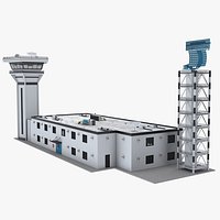 Air Traffic Control Tower and Radar