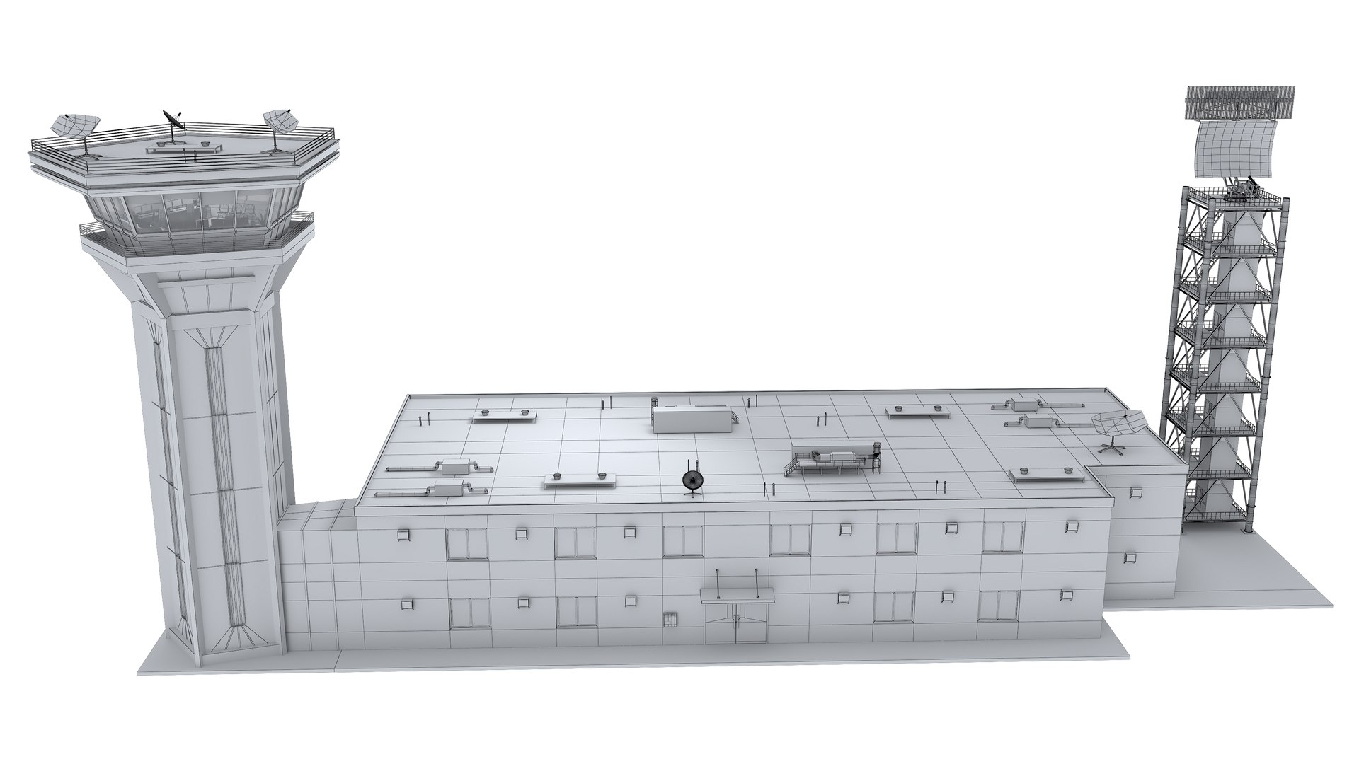 Air Traffic Control Tower and Radar 3D https://p.turbosquid.com/ts-thumb/MS/G3ZOrB/li/airtrafficcontroltowerandradar16/jpg/1749996059/1920x1080/fit_q87/249e3b5f75073fab4190f2af59ab016f8075d438/airtrafficcontroltowerandradar16.jpg