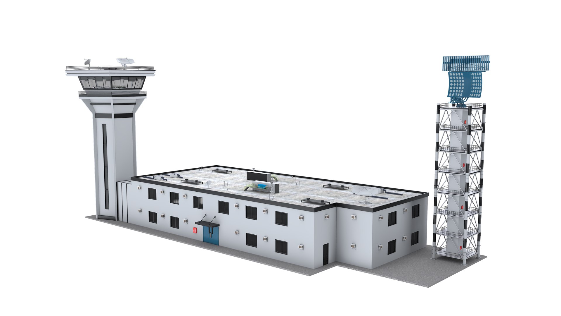 Air Traffic Control Tower and Radar 3D https://p.turbosquid.com/ts-thumb/MS/G3ZOrB/mX/airtrafficcontroltowerandradar3/jpg/1749996030/1920x1080/fit_q87/c6564380f666e5ca27d2e1f1c424b4e99172a086/airtrafficcontroltowerandradar3.jpg