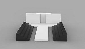 Fashion runway 3D model 3D model